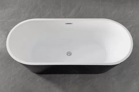 Cada freestanding RENO BLACK, 170x75x58 cm