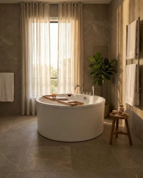 Cada freestanding Aurora 150 cm, acril