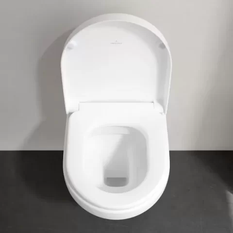 Set PROMO Villeroy&Boch Architectura vas WC Rimless Direct Flush si capac Soft Close 48x35xH34 cm