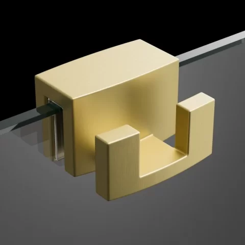 Cuier Radaway, cu fixare pe sticla