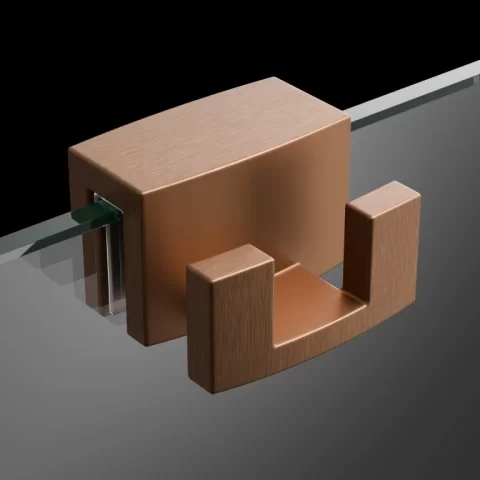 Cuier Radaway, cu fixare pe sticla