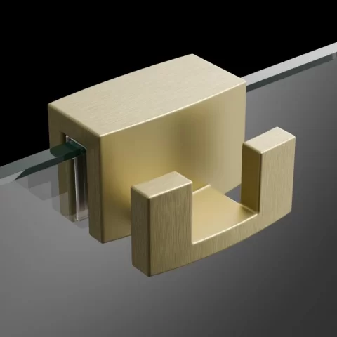 Cuier Radaway, cu fixare pe sticla