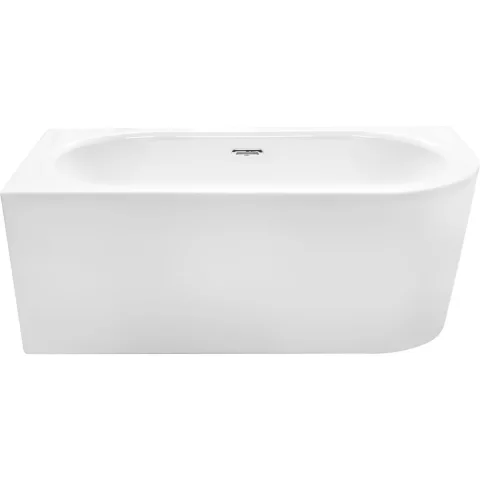 Besco Avita A-Line cadă de perete 150x75 cm ovală alb