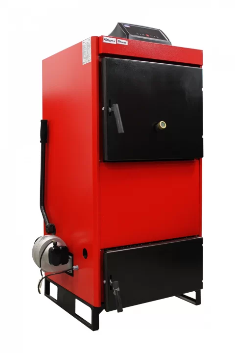 Centrala pe combustibil solid Fiama D2-40 Putere 46 kW, cu Ventilator si Automatizare
