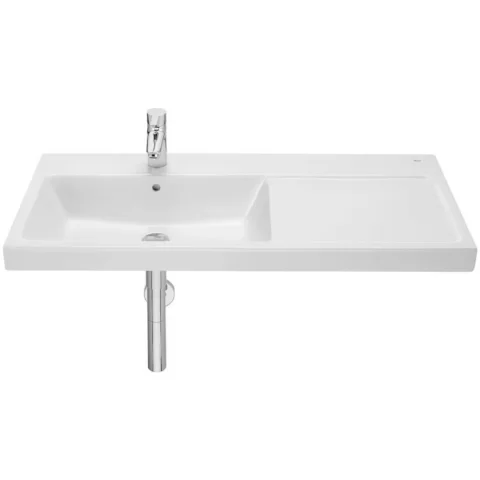 Lavoar baie suspendat Roca The Gap 100x46 cm, asimetric