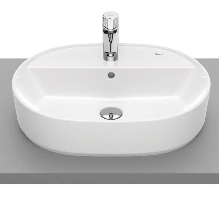 Lavoar baie pe blat, oval Roca The Gap 55x40 cm