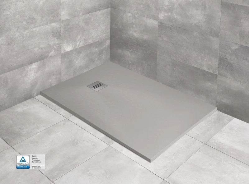 Cadita dus dreptunghiulara Radaway Kyntos F 100x90xH3 cm, decupabila