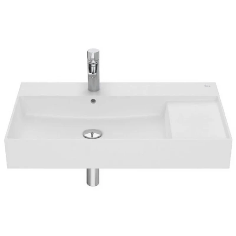 Lavoar baie suspendat, alb mat Roca Inspira Square 80x49 cm