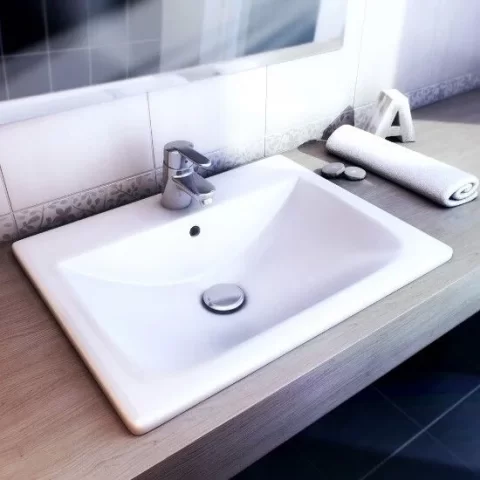 Lavoar baie incastrat Roca Diverta 55x43 cm