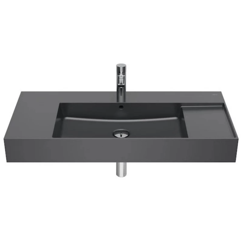 Lavoar baie suspendata, antracit Roca Inspira Square 100x49 cm