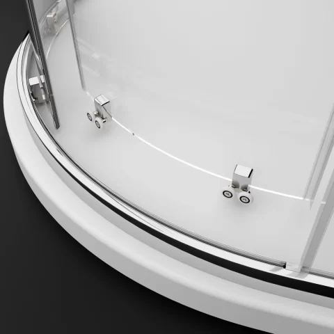 Set PROMO cabina dus Radaway Premium Pro PDD, 80x80x200cm, cu sifon si cadita