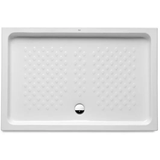 Cadita dus dreptunghiulara ceramica Roca Italia 100x80 cm, alb