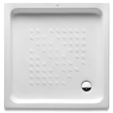 Cadita dus patrata ceramica Roca Italia 80x80 cm, alb