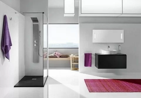 Panel dus cu hidromasaj si termostat Roca Essential