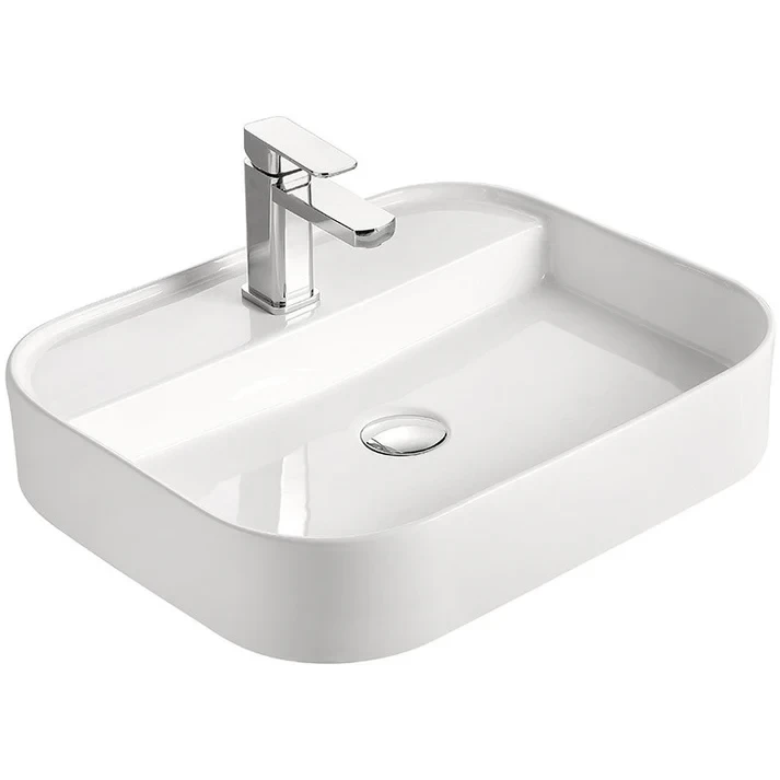 Lavoar baie pe blat, oval Fluminia Juno 55x45 cm