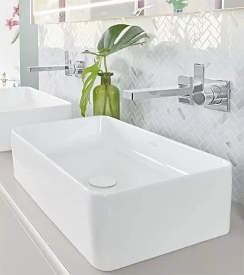 Lavoar baie pe blat Villeroy & Boch Collaro 56x36 cm