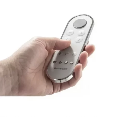 Vas wc suspendat, cu functie de bideu, capac soft close, alb – crom lucios, Geberit AquaClean, Mera Comfort