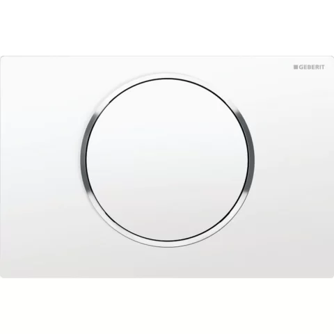 Clapeta actionare rezervor incastrat Sigma 10 Alb-Crom