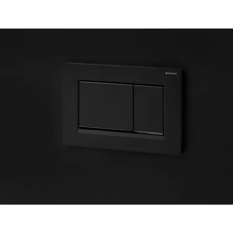 Clapeta actionare rezervor incastrat Sigma 30 Negru Mat