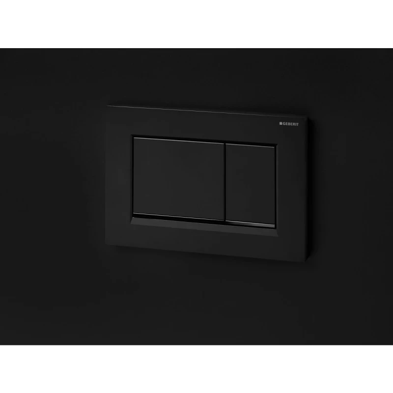 Clapeta actionare rezervor incastrat Sigma 30 Negru Mat