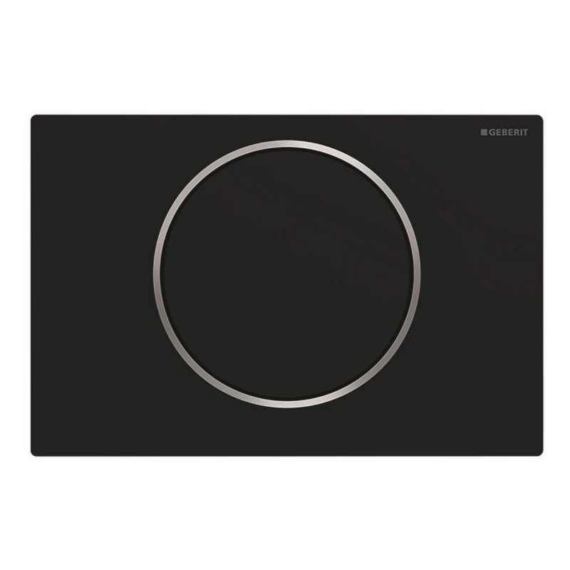 Clapeta actionare rezervor incastrat Sigma 10 Negru-Mat Easy to Clean