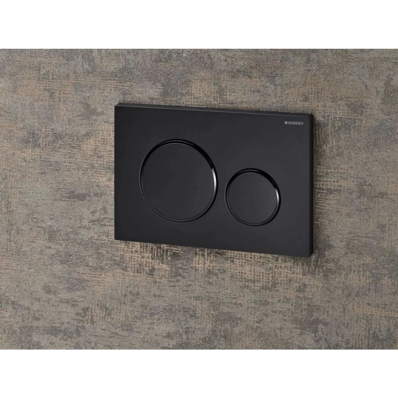 Clapeta actionare rezervor incastrat Sigma 20 Negru Mat