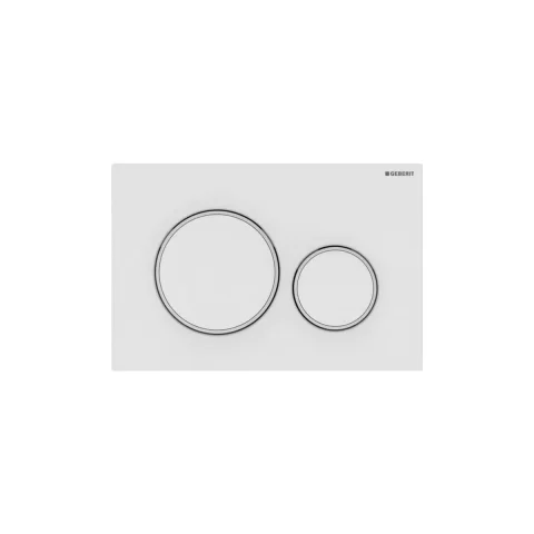 Clapeta actionare rezervor incastrat Sigma 20 Alb Mat