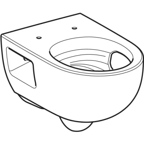 Vas WC suspendat Geberit Selnova, cu spalare verticala, 53x35.5x34