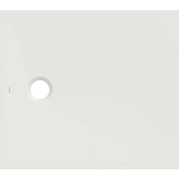 Cadita de dus Geberit CleanFloor30, 90x80x3.5 cm, alba mat
