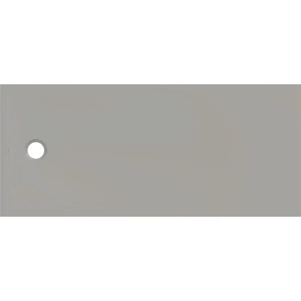 Cadita de dus Geberit CleanFloor30, 170x75x3.5 cm, gri mat