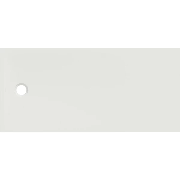 Cadita de dus Geberit CleanFloor30, 170x80x3.5 cm, alba mat
