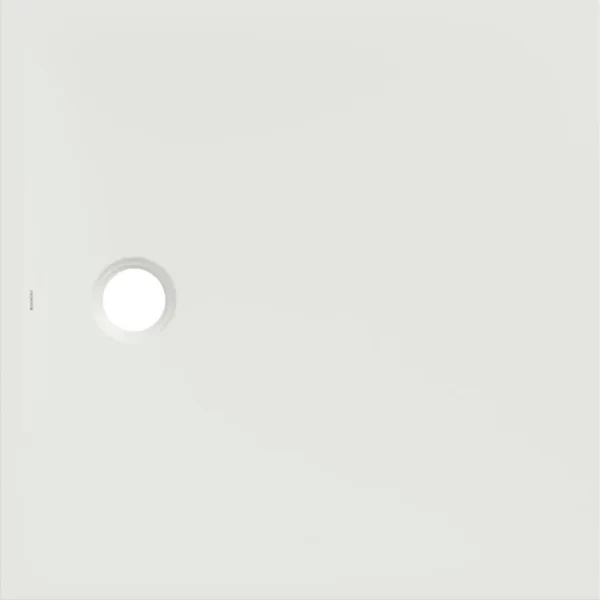 Cadita de dus Geberit CleanFloor30, 90x90x3.5 cm, alba mat
