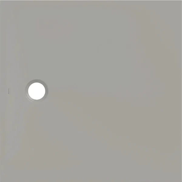 Cadita de dus Geberit CleanFloor30, 80x80x3.5 cm, patrata gri mat