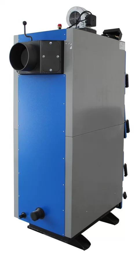 Centrala pe combustibil solid, (lemn, carbune), Fornello JOKER 42 kW, cu Ventilator si Automatizare