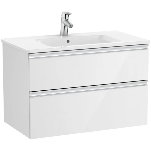 Set mobilier baie Roca The Gap 80x46xH54 cm, alb