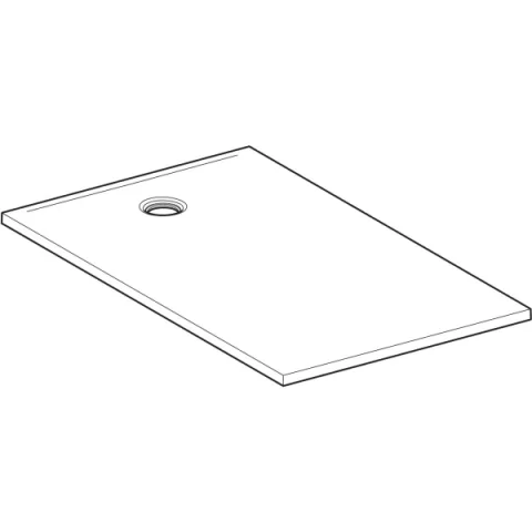 Cadita de dus Geberit CleanFloor30, 150x90x3.5 cm, gri mat
