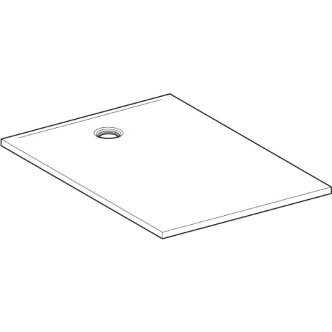 Cadita de dus Geberit CleanFloor30, 140x100x3.5 cm, gri mat