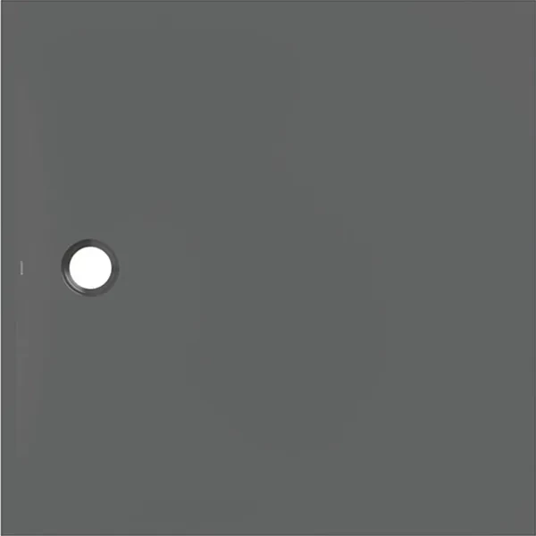 Cadita de dus Geberit CleanFloor30, 120x120x3.5 cm, grafit mat
