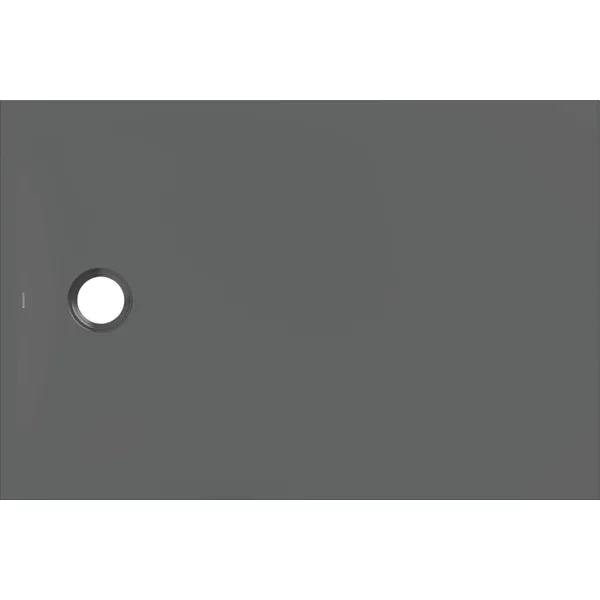 Cadita de dus Geberit CleanFloor30, 120x80x3.5 cm, grafit mat