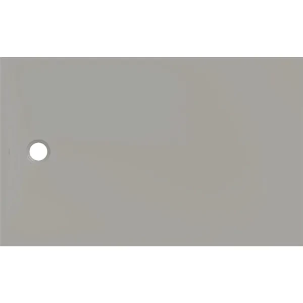 Cadita de dus Geberit CleanFloor30, 160x100x3.5 cm, gri mat