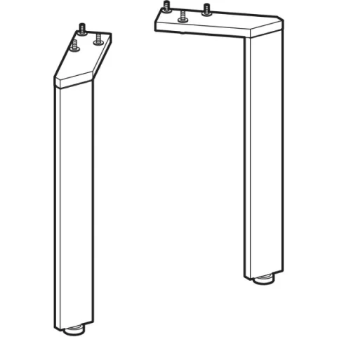 Set picioare inguste Geberit, reglabil 26-26.8 cm