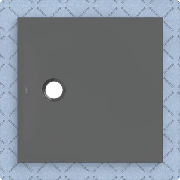 Cadita de dus Geberit CleanFloor30, 80x80x3.5 cm cu folie de hidroizolatie