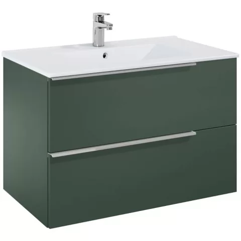 Set mobilier baie Roca Elegant Plus 80x46xH55 cm, verde