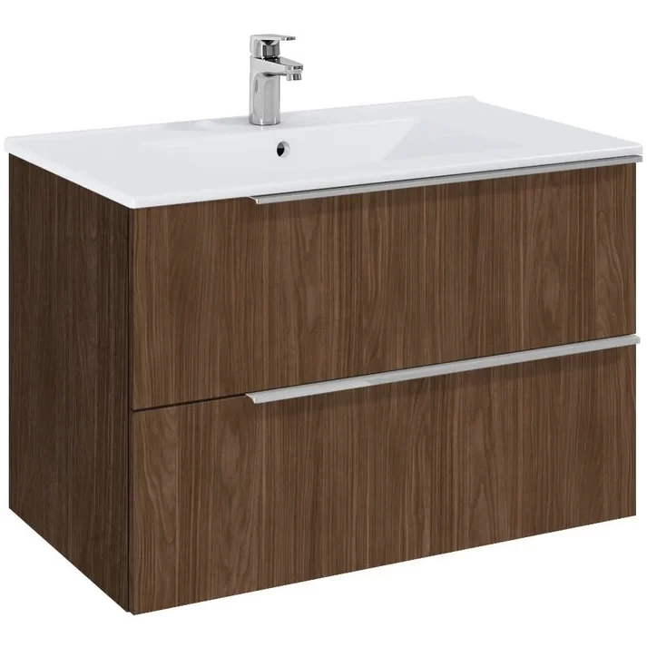 Set mobilier baie Roca Elegant Plus 80x46xH55 cm, maro