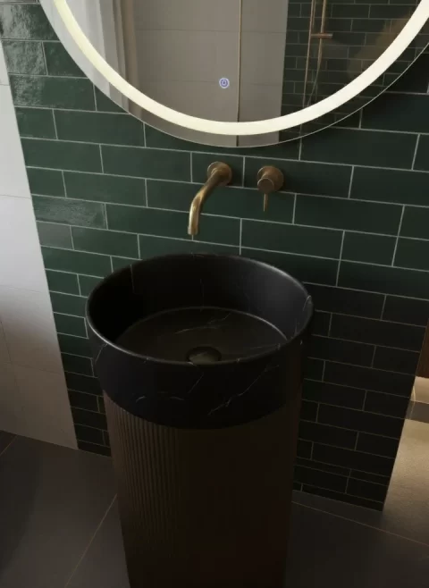 Lavoar Freestanding Premium din Lemn Masiv