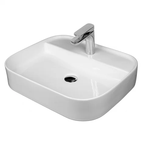 Lavoar baie pe blat, oval Fluminia Juno 55x45 cm