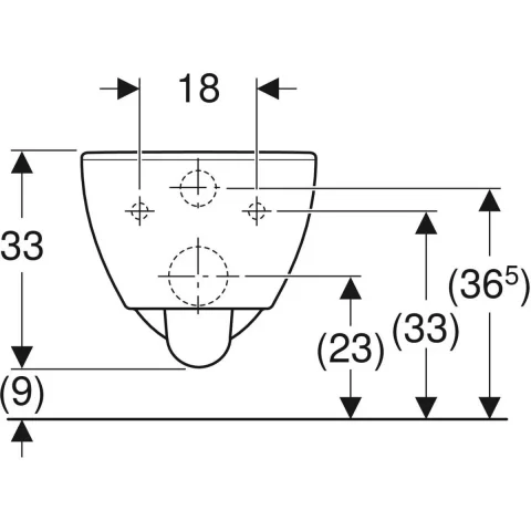Vas wc Geberit Selnova Premium suspendat fără margine alb