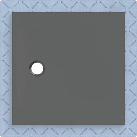 Cadita de dus Geberit CleanFloor30, 90x90x3.5 cm cu folie de hidroizolatie