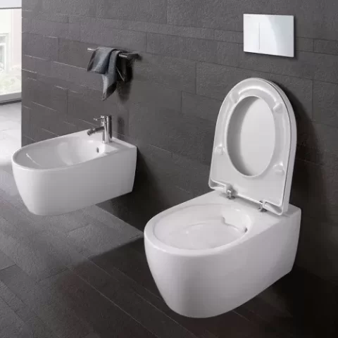 Vas wc Geberit ICon suspendat Rimfree, fara margine