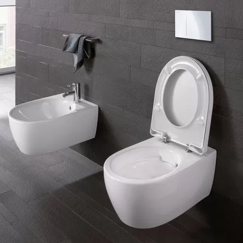 Vas wc Geberit ICon suspendat Rimfree, fara margine